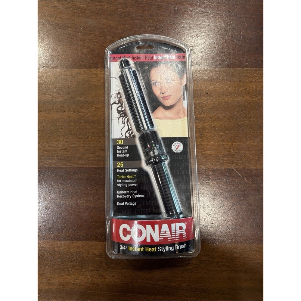 Vintage Conair 3/4 Instant Heat Curling Iron New in Original Packaging